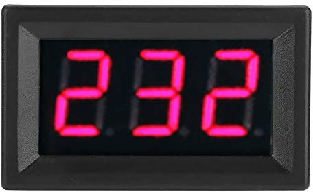Digitale Voltmetro Pannello Voltmetro Digitale con Display a LED Voltmetro Digitale LED 70-380V AC Voltmetro 0,36″ Pannello Misuratore di Tensione