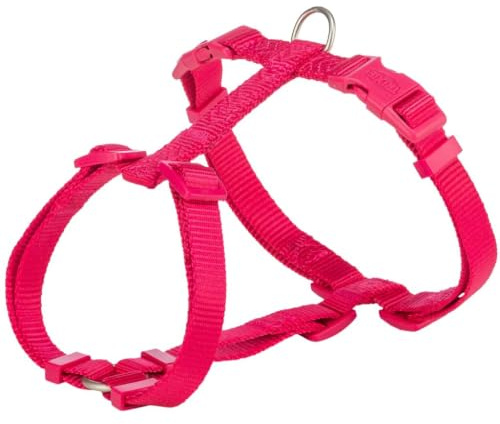 TRIXIE Premium H-Geschirr, M–L: 52–75 cm/20 mm, Fuchsia
