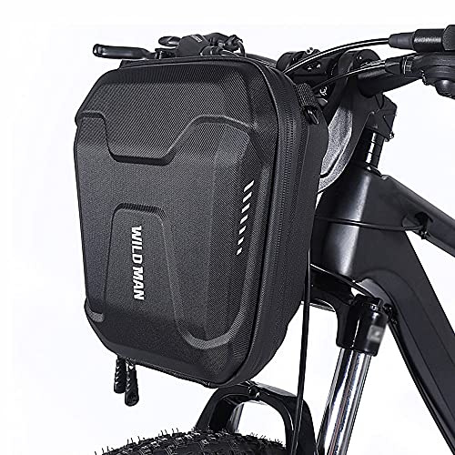 Lixada Fahrrad Lenkertasche Fahrradtasche, wasserdichte Eva Hartschale Hängetasche, 3L, multifunktional, Schultertasche, Umhängetasche, für Mountainbike Rennrad Elektroroller, 18,5 x 12,5 x 25,5cm