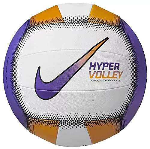 Nike Unisex – Erwachsene Hypervolley Volleyball, Psychic Purple/Kumquat/White/Black, 5