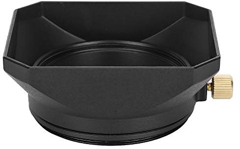 Akozon Paraluce Quadrato Portatile, Accessorio Ombra per Videocamera DV Tappo di Copertura in Metallo Filtro per Videocamera Digitale (52MM)