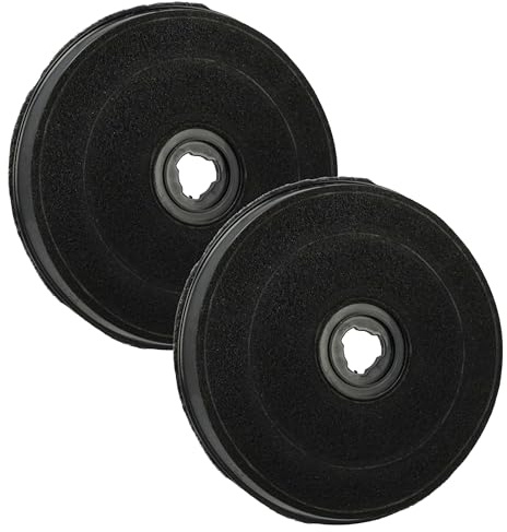 vhbw 2x Filter Activated Carbon Filter compatible with De Dietrich HB4655 - ECO E233, HM8945 - ECO E233, HM894E1 - ECO E233 Extractor Fan