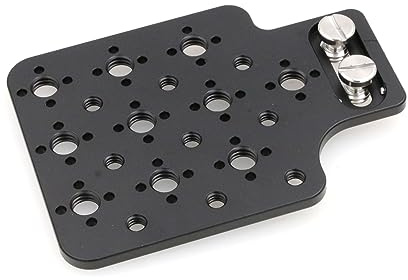 ZBLZGP 3/8 Thread Camera Side Extension Side Plate Kit for ARRI Alexa Mini Mini LF XT LF RED Sony Camera (Black)