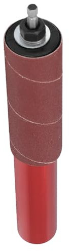 Adattatore per Nastro Abrasivo per Legno in Metallo Adattatore per Levigatrice per Mandrino Kit per Tamburo Abrasivo in Gomma in Lega di Alluminio 3/8 Pollici Maniche in Carta