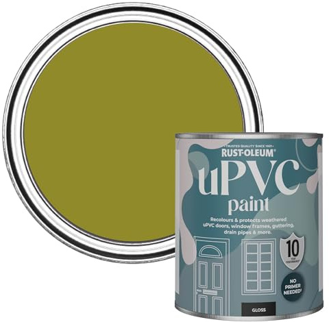 Rust-Oleum Green uPVC Door and Window Paint In Gloss Finish - Pickled Olive 750ml