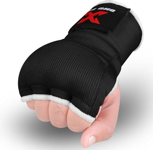 Box-Innenhandschuhe aus Gel 75 cm Lange elastische Handgelenkbandagen gepolsterte Faustschutzbandagen Trainings Kickboxen Kampfsportarten Schlagtraining