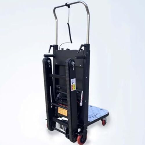 Generisch Elektrischer Treppensteiger Tragbar Dauerhaft Elektrischer Treppensteiger Sackkarre Mit Teleskopstiel Treppen Rauf/Runter 500 Kg Tragkraft Elektro-Sackkarre