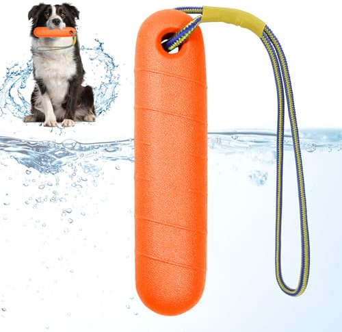 Hundleksak, simleksak för hundar vattenleksak 22 cm vatteninteraktiv hundleksak hundträning med nylonrep träning apportera i vattenleksaker för medelstora, stora hundar