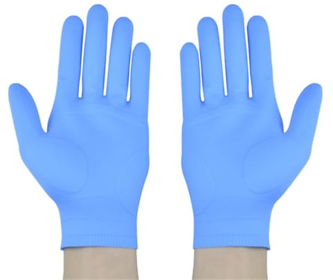 HEUchuan Multifunctional Silicone Gloves Household Dishwashing Gloves Women Washing Clothes Waterproof Reusable Glove for Medical, Cooking, Cleaning, Multi Use(Blue)