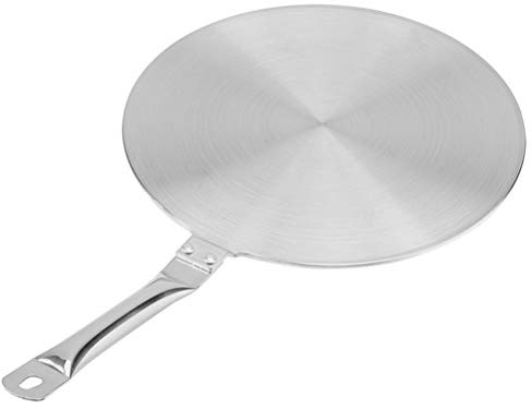Culnflun Plaque de diffuseur à chauffage Adaptateur induction en acier inoxydable Strong durable Distribution de la chaleur pour cuisinière électrique Cuissier d'induction de poêle