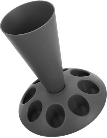 BESPORTBLE Support pour Poches à Douille Amovible avec Fentes Organisateur pour Accessoires de Décoration de Biscuits Rangement pour Douilles de Pâtisserie Outil Cuisine Gris pour