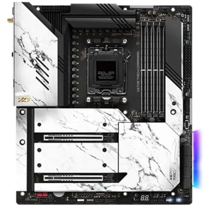 Placa Madre Fit For ASRock X670E Taichi Carrara Compatible con AMD X670, CPU 9900X, 8400F, 7800X3D, 7700, 7500F, AM5, 4 X DDR5, 7800 MHz, HDMI, M.2, EATX