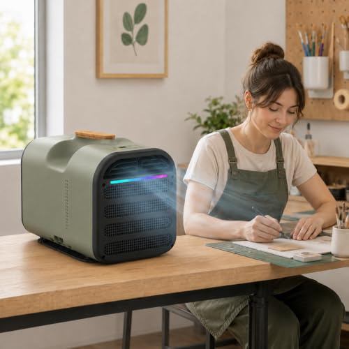 Climatizzatore Portatile 230V 1500W 5200BTU / 24V 1300W 4500BTU Camper RV Green-220V
