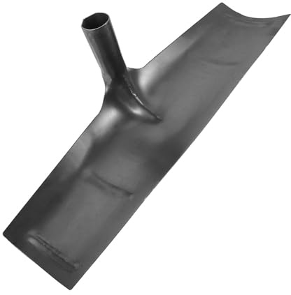 Pala para Estiércol de Acero al Manganeso Negro para Vacas | Resistente al Desgaste, Retirada Potente de Residuos, Uso en Granjas y Jardinería