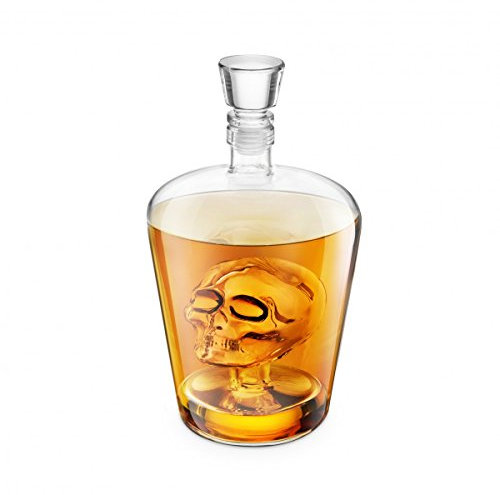 Final Touch Brainfreeze Skull Decanter Ideal for All Types of Drinks and liquors - Holds Up to 1 Litre (33.8oz) - FTA1864