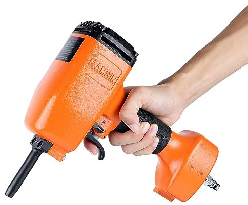 Kamsin KT50 Strong Power Pneumatic Nail Puller Gun with Trigger Safety, Heavy Duty Air Punch Nailer, Nails Remover Gun for Denailing & Recycling Woods