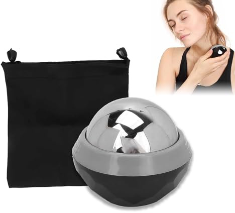 Restore Cold Muscle Massage Roller Ball, Cryosphere Cold Massage Roller Ball, Easy Glide Roller mit Comfort Grip Base, Muskelmassagegerät Zur Hilfe bei Muskelkater