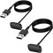 Jurqqer 2 Pack Magnetic Charger for Fitbit Charge 6/5/ Luxe - Fast Charging USB Cable 3.3FT Replacement Cord Compatible with Fitbit Charge 6, Charge 5, Luxe Chargers (UK Compatible)