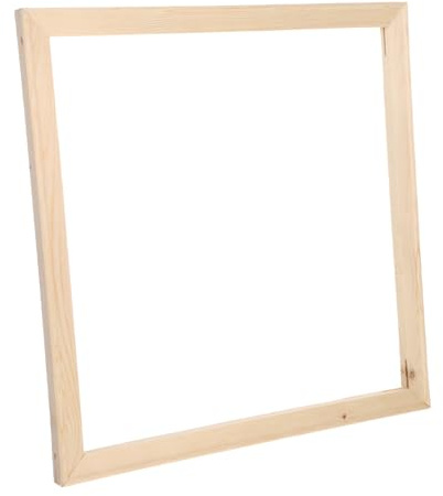 GARIOUANS Cadre En À Soi-Même Châssis 40 X 40 Cm Avec Clous Pour Peinture À L'Huile Affiches Et Photos – Barres De Châssis En Pour Décoration Murale De Maison Et De