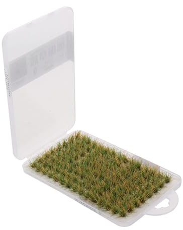 GARIOUANS Herbe pour Diorama Et Maquettes Herbe Artificielle pour Modélisme Ferroviaire Touffes De Chemin De Micro-Paysage Miniature