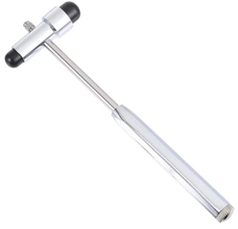 Cabilock Martello Neurologico Manico in Abs in Lega di Zinco Colore Casuale a Doppia Testa Percussione Miotonia e Sterilizzabile, per Uso Domestico e Massaggi