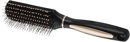 POPETPOP Brosse à Cheveux Antistatique Plate en Plastique Peigne de Massage du Cuir Chevelu, Légère et Adaptée pour Cheveux Mouillés ou Secs, pour Femmes et Hommes