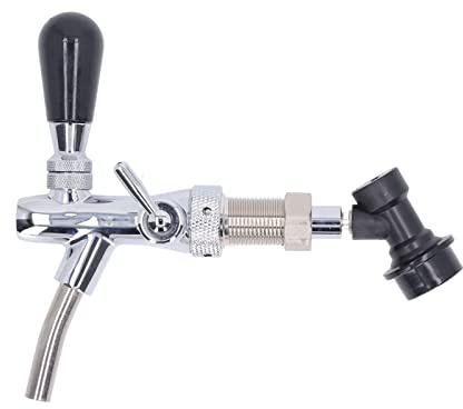 G5/8 Beer Tap, acero inoxidable Cerro de cerveza Ajustable Dispensador Líquido Beeg Keg Tap For Bar Restaurant Hotel Home