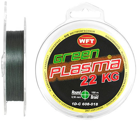 WFT KG Plasma round 600m geflochtene Schnur 0,08mm-0,26mm, durchmesser:0.10mm;farbe:grün