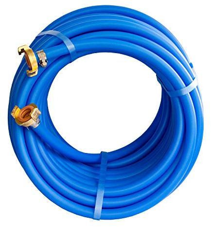 Quarzflex® Trinkwasserschlauch 13 mm (1/2), 20 m Rolle, komplett montiert mit GEKA Plus Trinkwasser Kupplungen