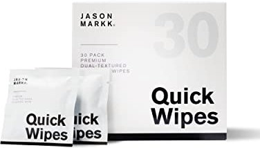 Jason Markk Quick Wipes, Schuhreiniger, Pflege für Sportschuhe, 30er Pack, Einzeln verpackt, Ideal für Schuhe, Sicher für Leder, Gummi, Plastik und mehr