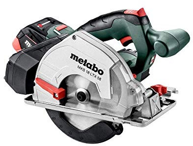 Metabo sladdlös metall handcirkelsåg MKS 18 LTX 58 (600771700) MetaLoc 18 V 2 x 5,5 Ah LiHD ASC 55