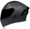 Woljay Full Face Flip Up Motorcycle Modular Helmet Integrated Motorbike Dual Visor for Adults Men Women Moped Street Racing DOT Approved (M,Matte Black-Smoke Visor)