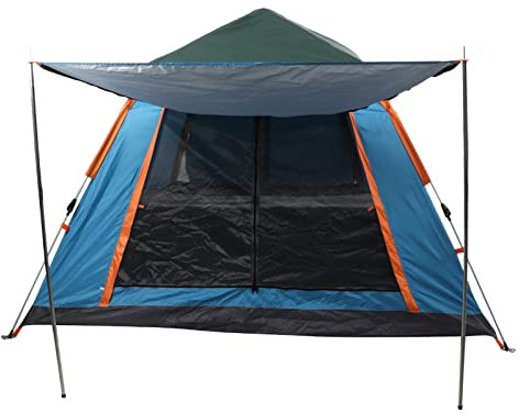 Maquer Sofortiges Pop Up Zelt, 3-4 Personen Automatisch Campingzelt Sofortaufbau, Leicht Familienzelte mit Extend Shelter Wasserdicht Winddicht Einfaches, Zelt für das Reisen Wandern
