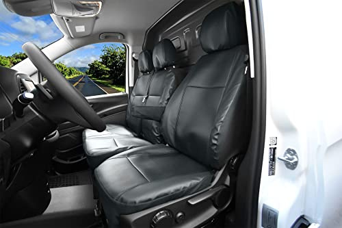 Sitzbezüge Schonbezug aus Kunstleder passgenau geeignet für Mercedes Vito W447 ab 2014 - Maister
