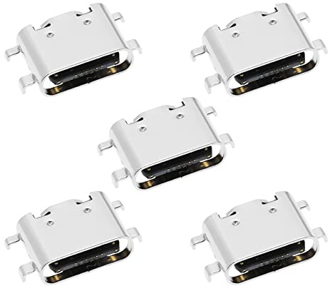 VGOL Lot de 5 connecteurs de Charge de Type C compatibles avec GoodTel G3 Tablet USB-C Chargeur Prise de raccordement Femelle Pièces de Rechange à souder