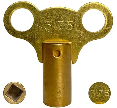 Radiator Bleed Key - 9 Sizes to Choose from - 5.75mm / 5.75 mm (Tolerance 5.65-5.85mm)