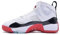 Jordan Unisex Basketballschuhe, Weiss SCHWARZ, 45.5 EU