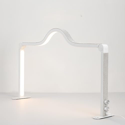 Lampada per Unghie da Tavolo, Lampada a Mezzaluna per Scrivania per Unghie, Lampada da Scrivania Pieghevole per Unghie, Lampada da Tavolo per Unghie per Tecnologia Delle Ciglia, Trucco, Manicure, Lamp
