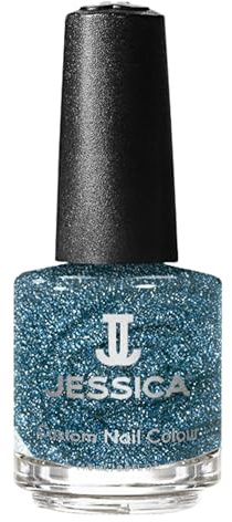 JESSICA Custom Colour Nail Polish | Award-Winning Polish | Strengthening Formula, Long Lasting Nail Varnish | Chip-Resistant & Hard-Wearing for Salon-Quality Finish | Frosty Blue Bliss | 14.8ml