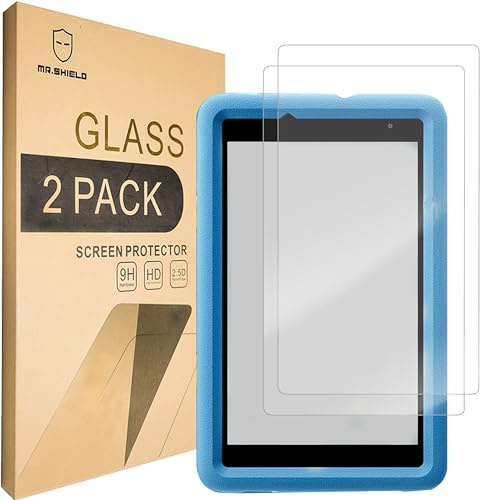 Mr.Shield 2-Pack Tempered Glass Screen Protector for Blackview Tab A5 Kids | 8.0 Inch, Japan Glass with 9H Hardness