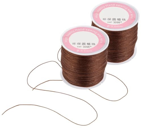 BEBEMOKO 2pcs Sewing Tools Supplies Portable Threads for Sewing Machine Waxed Threads Suitable for Diy Craft Projects