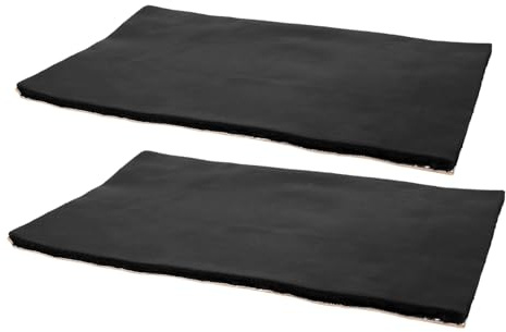 FUNOMOCYA 2 Pièces Tapis Isolation Phonique Automobile Coton Butyle Matériau Amortissement Vibrations et Absorption Chocs pour Plancher Toit et Portes de Voiture
