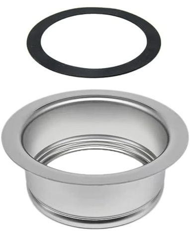 Arecobticy Garbage Disposal Sink Flange 304Stainless Steel Drain Replacement Suitable For Kitchen Drain Sink Flange Replacement