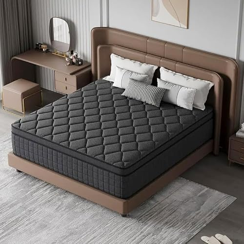Öko-Tex-zertifizierte Comfort-Matratze, Härteklasse 3 (mittlere Festigkeit), 160 x 200 cm, Höhe 25 cm, nach Deutschen Qualitätsnormen gefertigt, Federmaratze, Latex-Schaumstoffmatratze