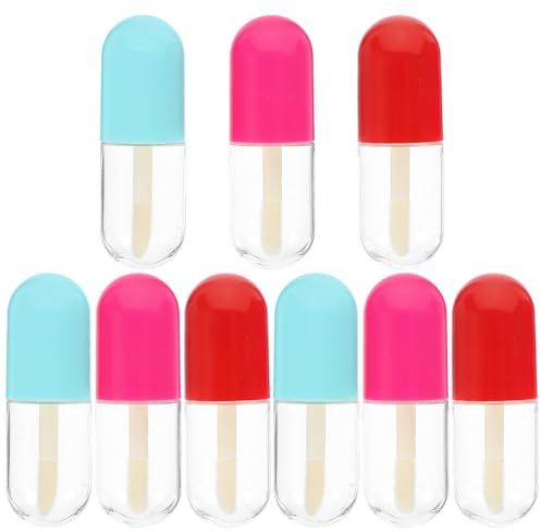 9 Stück Runde Lipgloss Tuben aus Abs für Selbstgemacht Kosmetik