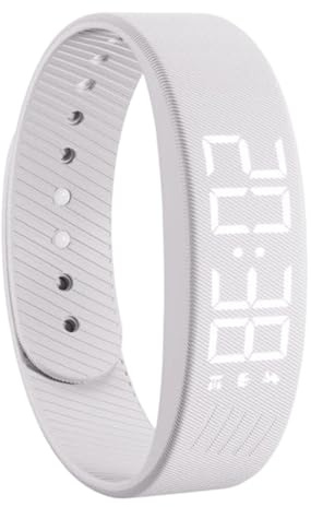 Genérico Vibration Alarm Reminder Watch: Bracelet, Waterproof Silent Clock, Ascending Vibration Alarm Bracelet, Pill Reminder Alarm Clock, TEM Measurement
