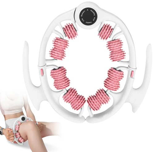 Masajeador Anticelulítico con Rodillo, Desmontable, Rosa | Para piernas y glúteos. Ideal para masajes y drenaje linfático, ayudando a mejorar la circulación y aliviar la retención.