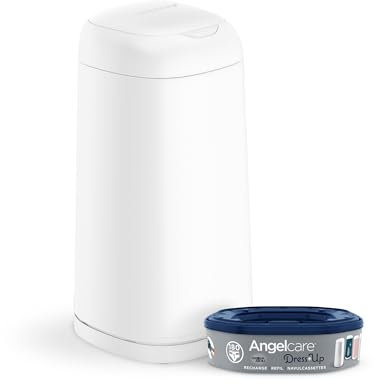 Angelcare Windeleimer Dress Up, weiß lackiert