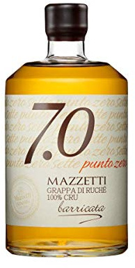 Mazzetti D' Altavilla 7.0 Grappa di Ruche' senza Astuccio - 700 ml