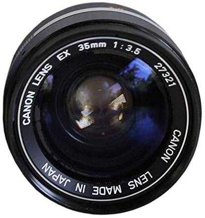 Canon EX 35mm 1:3,5 Objektiv in schwarz